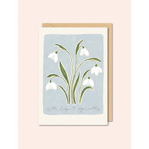 Sympathy Snowdrops Card