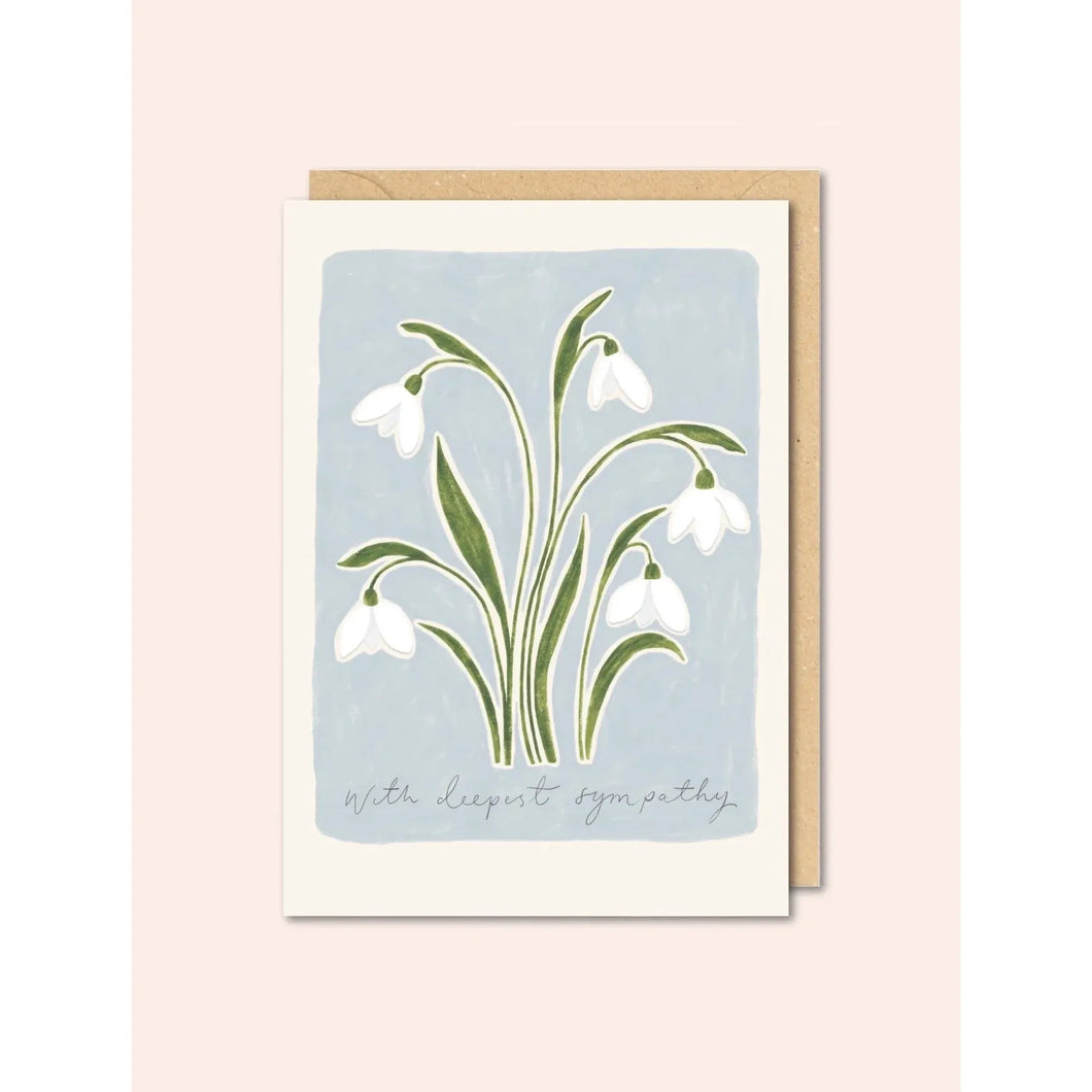 Sympathy Snowdrops Card