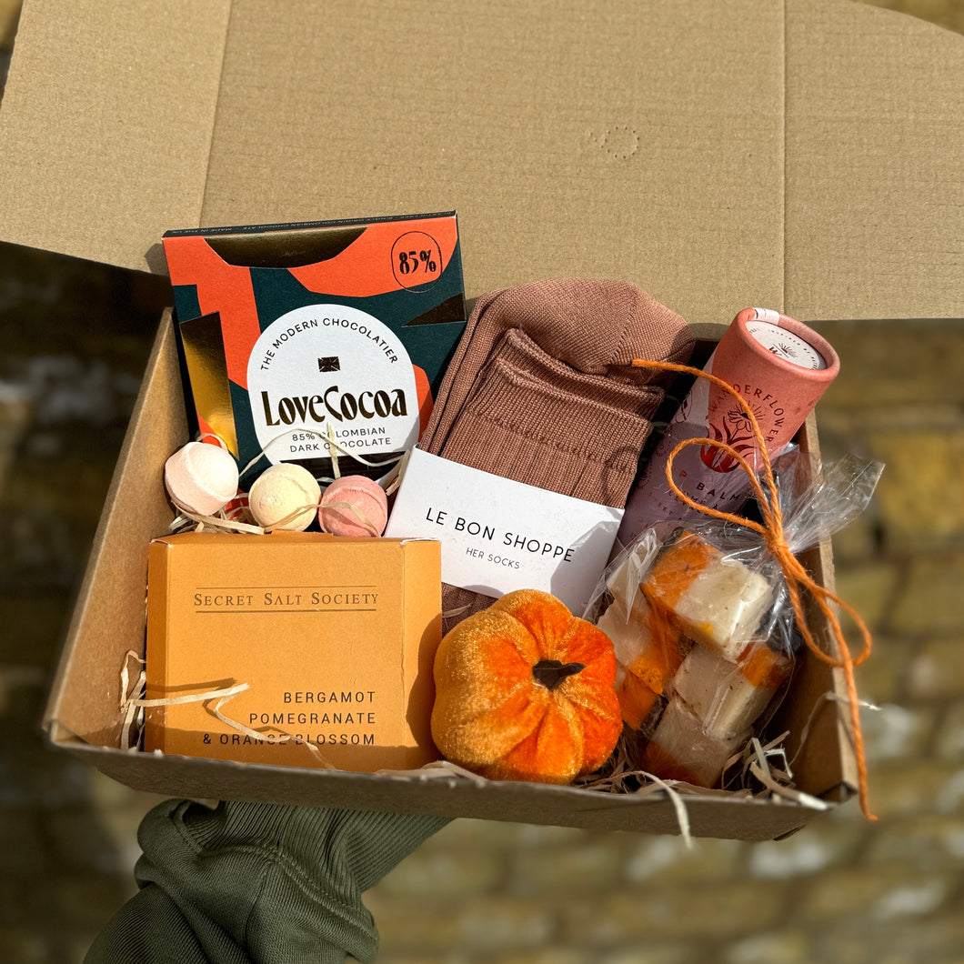 Orange Autumn Gift Box