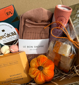 Orange Autumn Gift Box