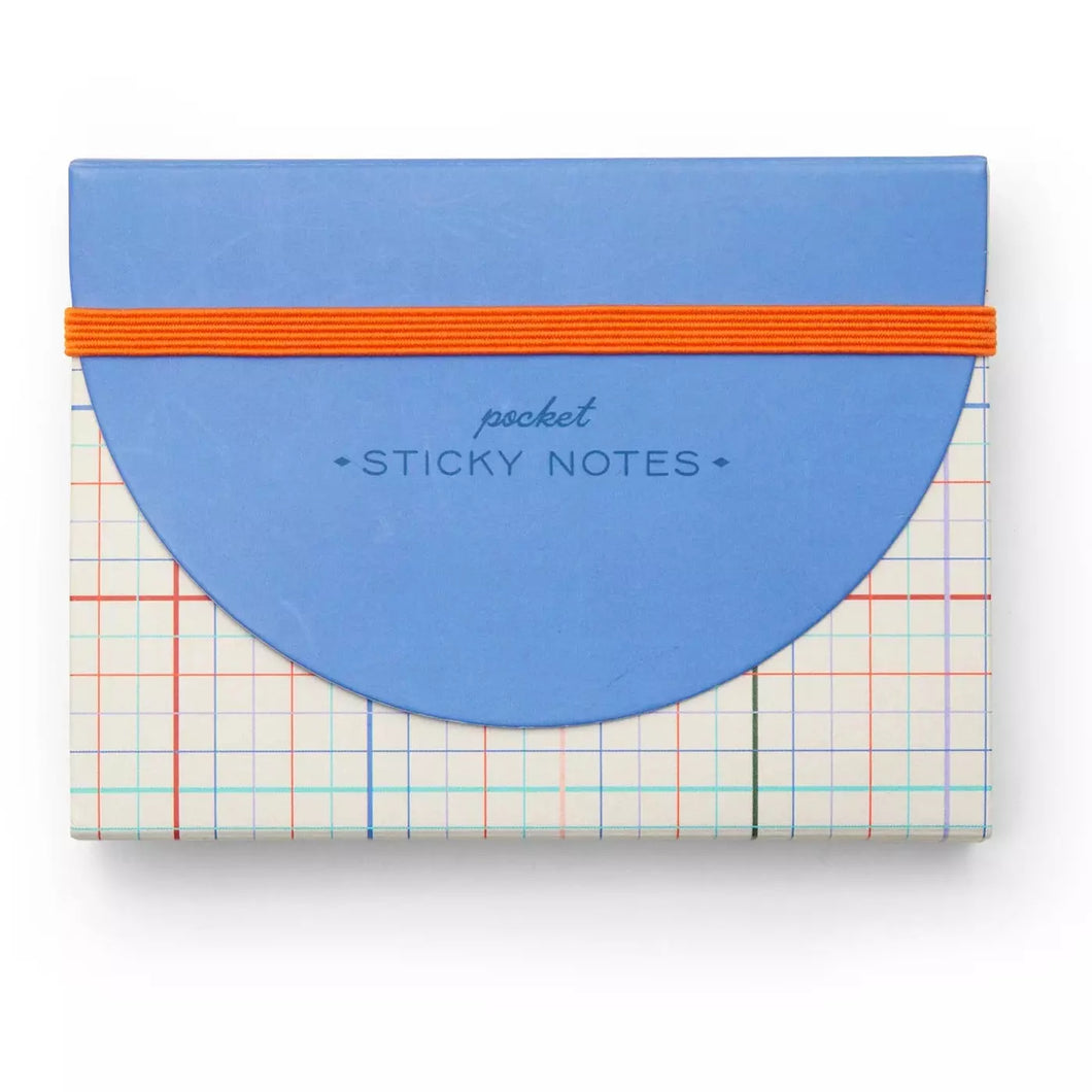 Set Of 5 Pocket Sticky Notes