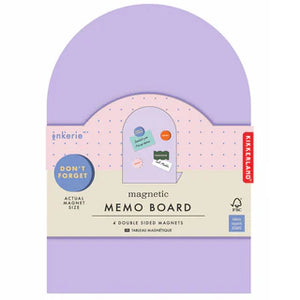 Magnetic Lilac Memo Board Stand