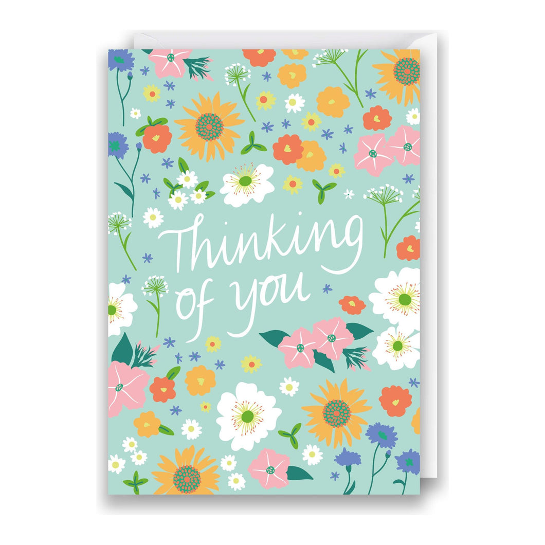 Thinking Of You Floral Card