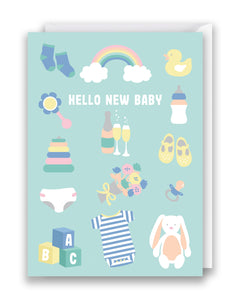 Hello New Baby Card