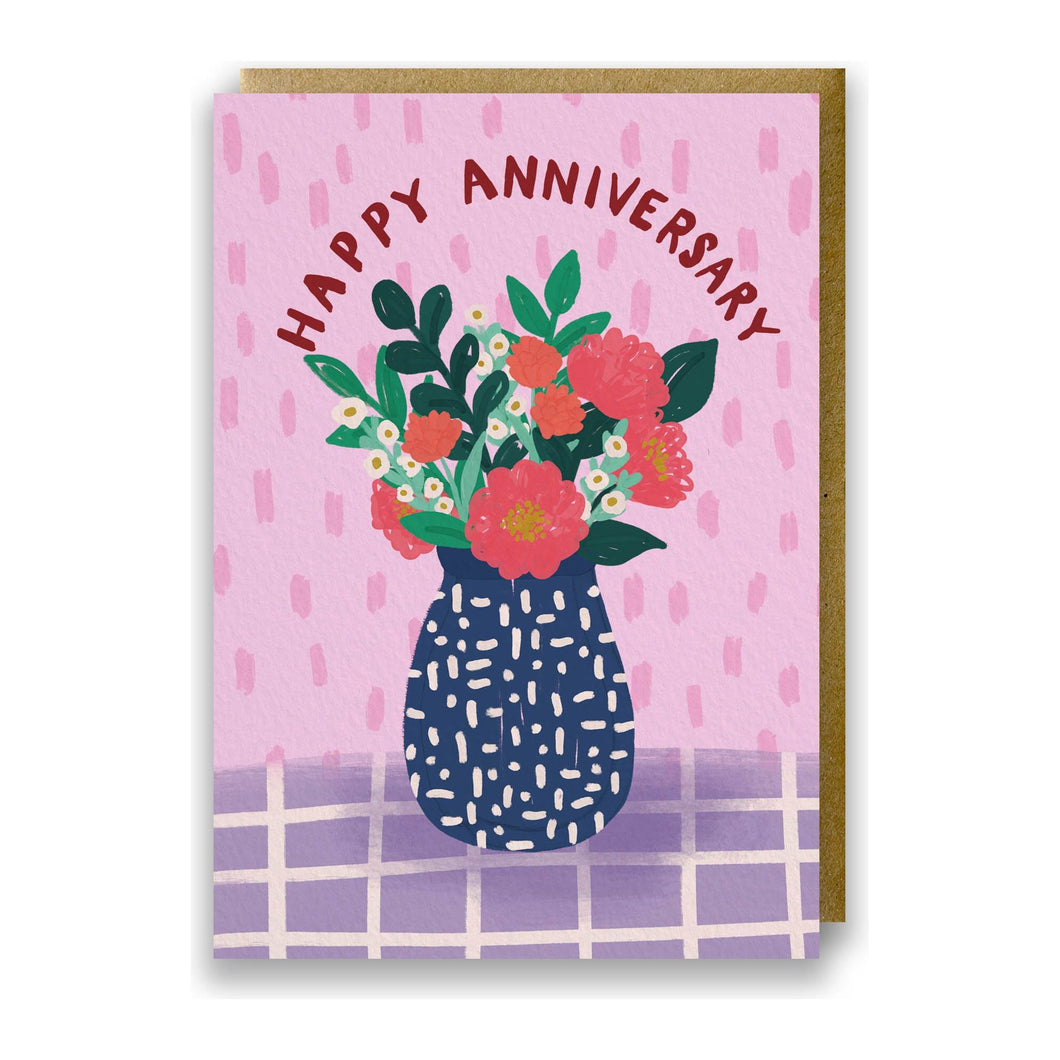 Anniversary Vase Card