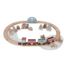 Load image into Gallery viewer, Christmas Wooden Train Track