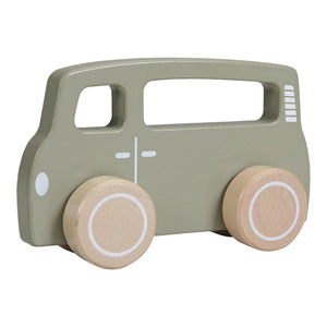 Wooden Green Van