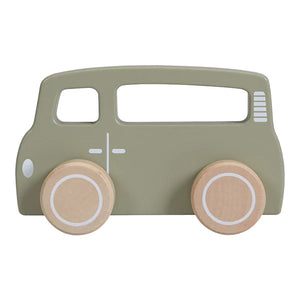 Wooden Green Van