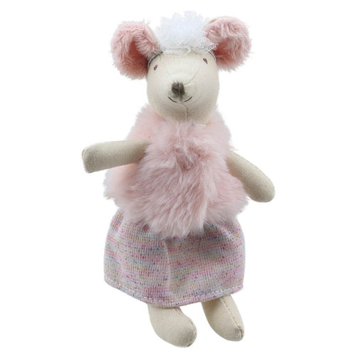 Linen Mini Mouse Girl Pink