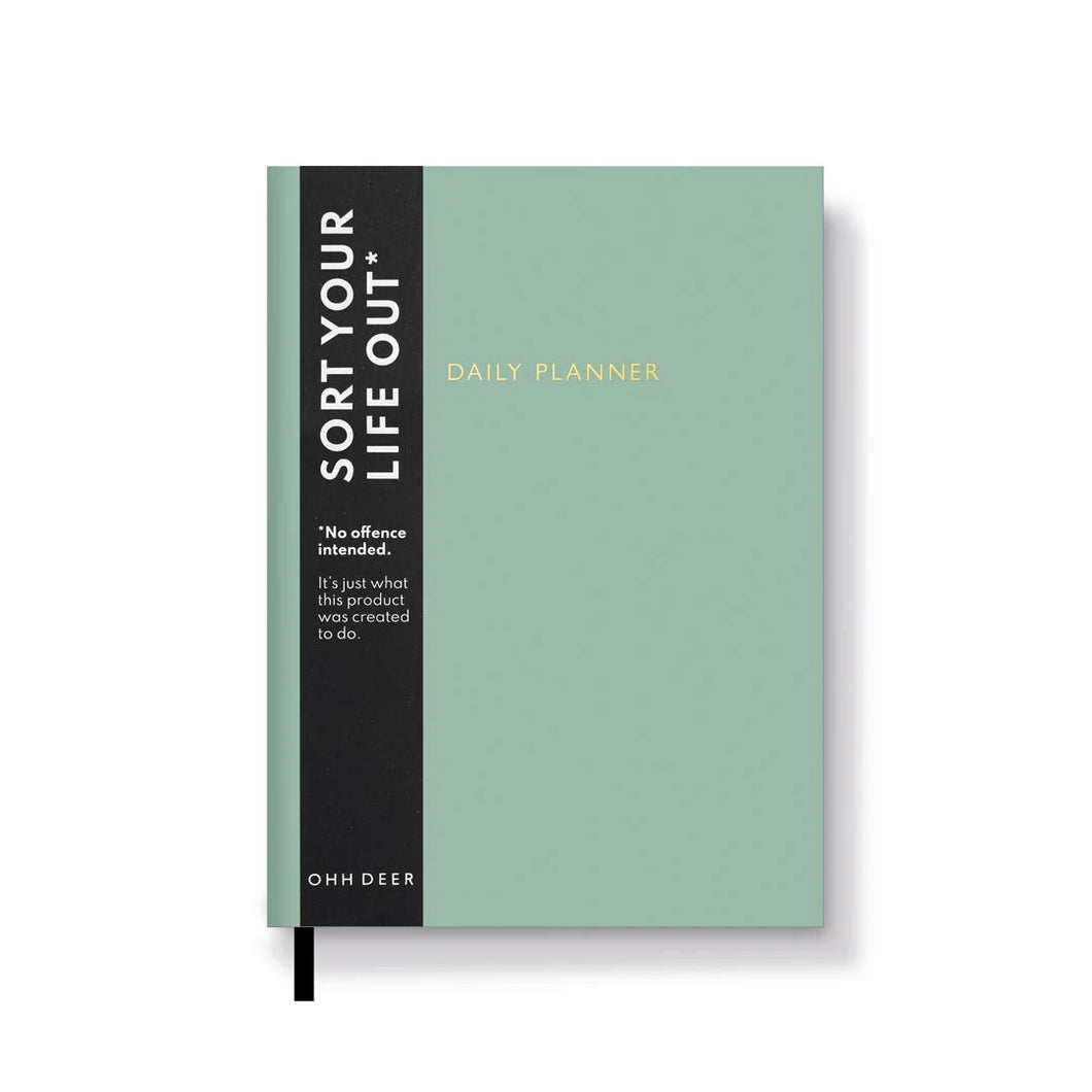 Sage Green Daily A5 Planner