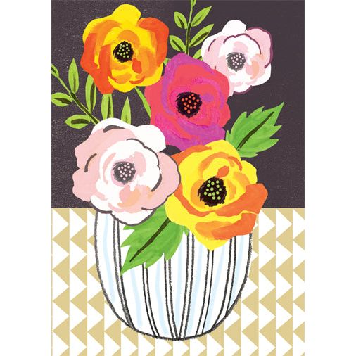 Floral Vase Notecards 6 Pack