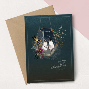 Penguin Terrarium Christmas Card