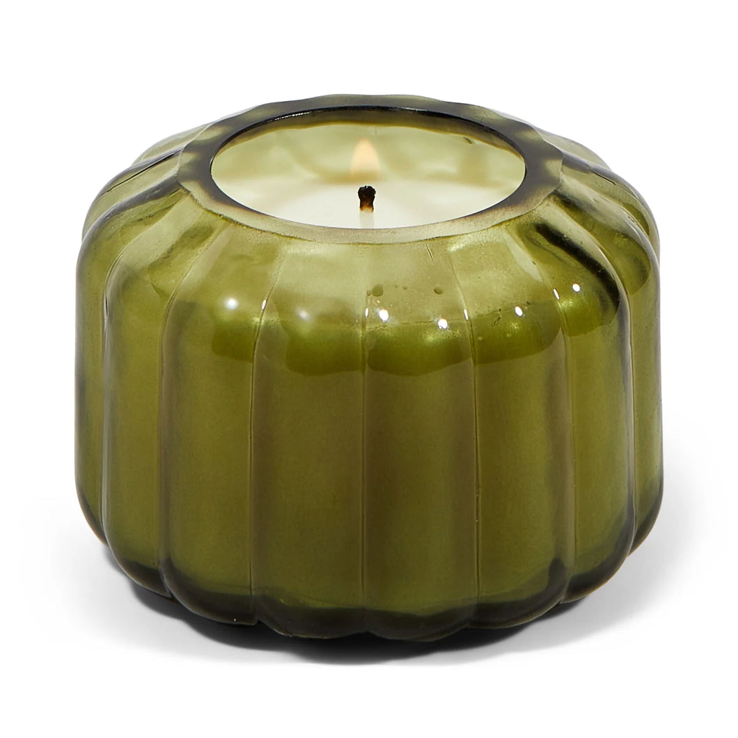 Secret Garden Ripple Glass Candle