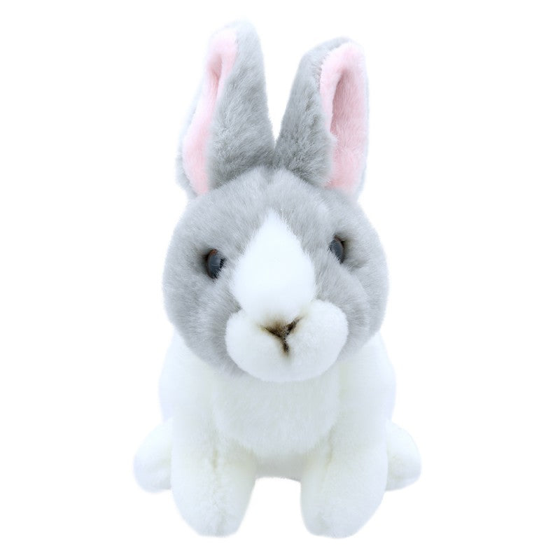 Little Grey & White Rabbit Soft Toy