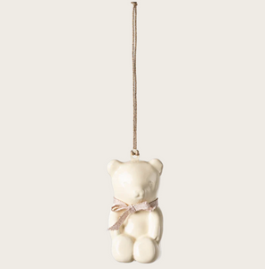 Teddy Bear Ornament: Rose