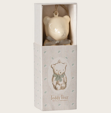 Load image into Gallery viewer, Teddy Bear Ornament: Blue