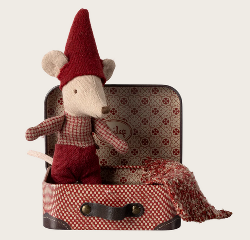 Christmas Mouse: Baby In Suitcase