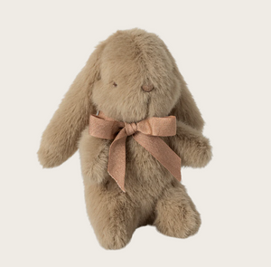 Mini Plush Bunny: Dusty Brown