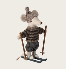 Load image into Gallery viewer, Winter Mouse Ski Set: Grey Big Brother