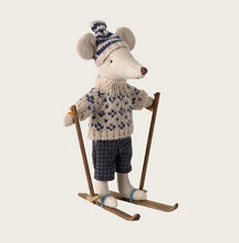 Load image into Gallery viewer, Winter Mouse Ski Set: Blue Dad