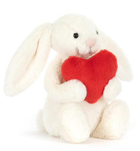 Medium Bashful Red Love Heart Bunny