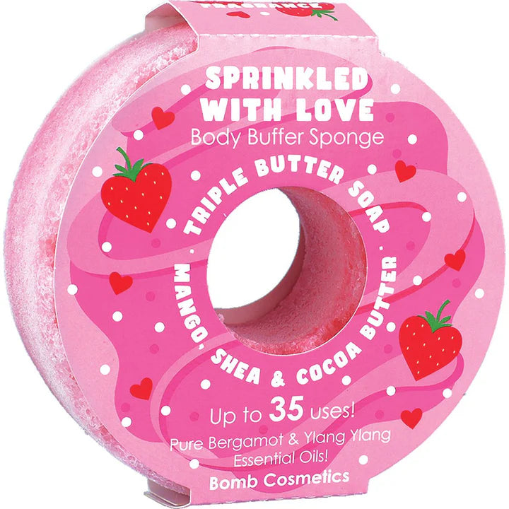 Sprinkled With Love Donut Body Buffer Sponge