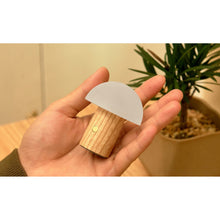 Load image into Gallery viewer, Super Mini Alice Mushroom Lamp: White Ash