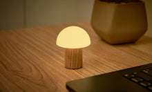 Load image into Gallery viewer, Super Mini Alice Mushroom Lamp: White Ash