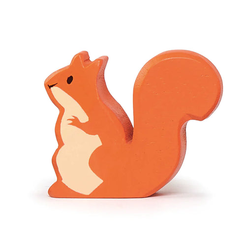 Little Wooden Woodland Squirrel