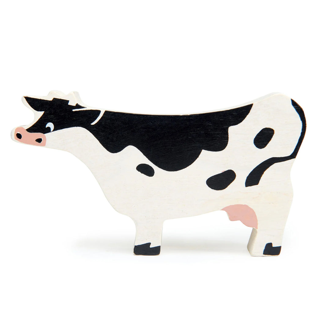 Little Wooden Farm Cow