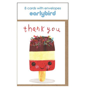 Pack Of Thank You Ice Lolly Cards