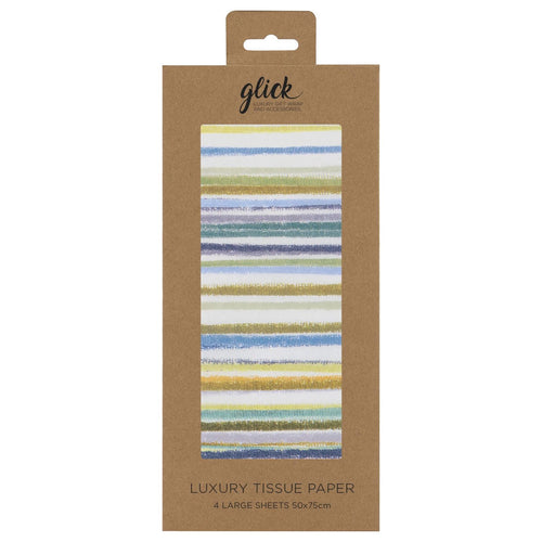 Blue Stripe Tissue Paper