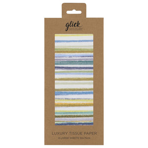 Blue Stripe Tissue Paper