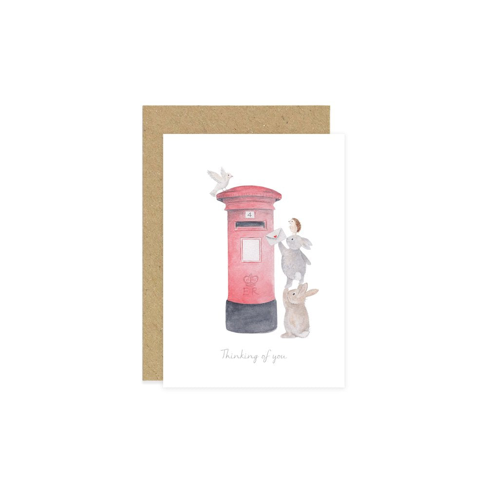 Post Box Thinking Of You Card