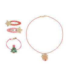 Load image into Gallery viewer, Christmas Hair &amp; Jewellery Set