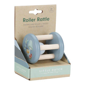 Forest Friends Blue Roller Rattle