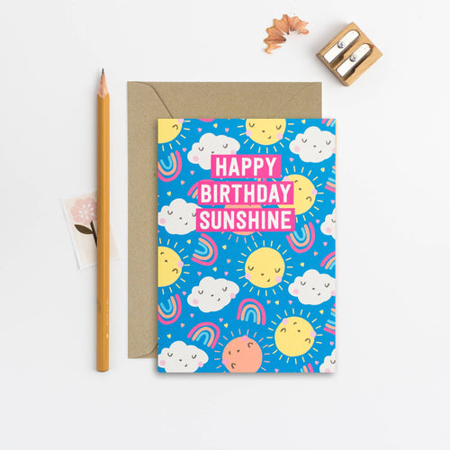 Happy Birthday Sunshine Card