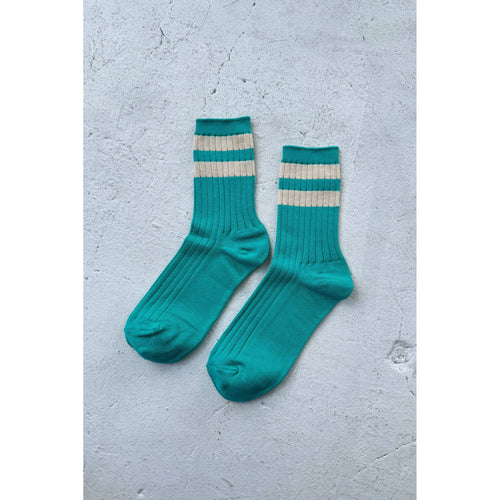 Varsity Socks: Jade