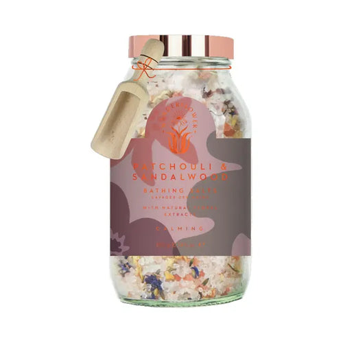 Patchouli & Sandalwood Bath Salts