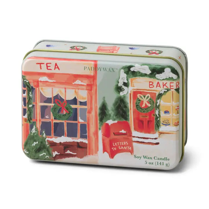 Sweet Orange & Fir Christmas Tin Candle