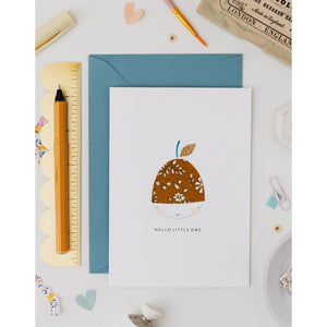 Liberty Acorn New Baby Card