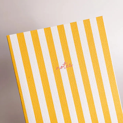 Yellow Stripe Notebook