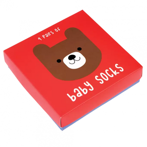 Box Of Bear Baby Socks