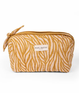 Zebra Havane Make Up Pouch