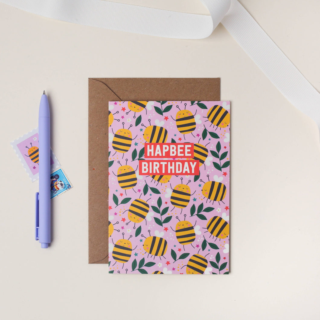 Hapbee Birthday Card