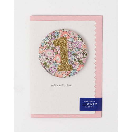 Age 1 Liberty Birthday Badge - Michelle Lilac