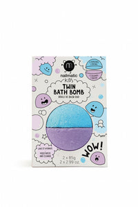 Twin Bath Bomb: Blue & Violet