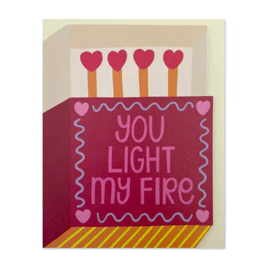 Mini Light My Fire Matches Card