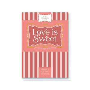 Love is Sweet Bonbon Card