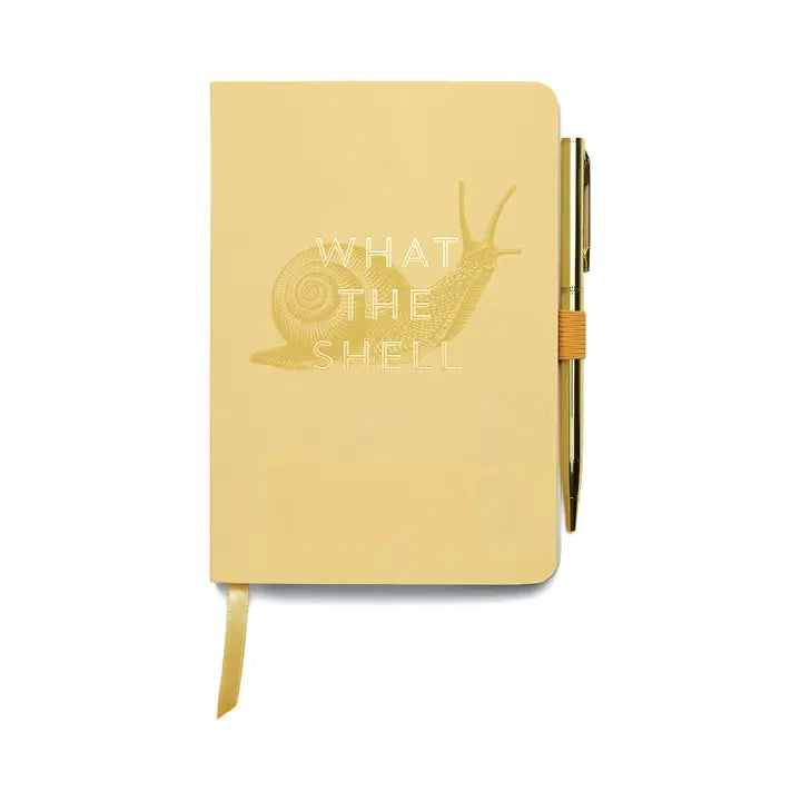 What The Shell Notebook & Pen